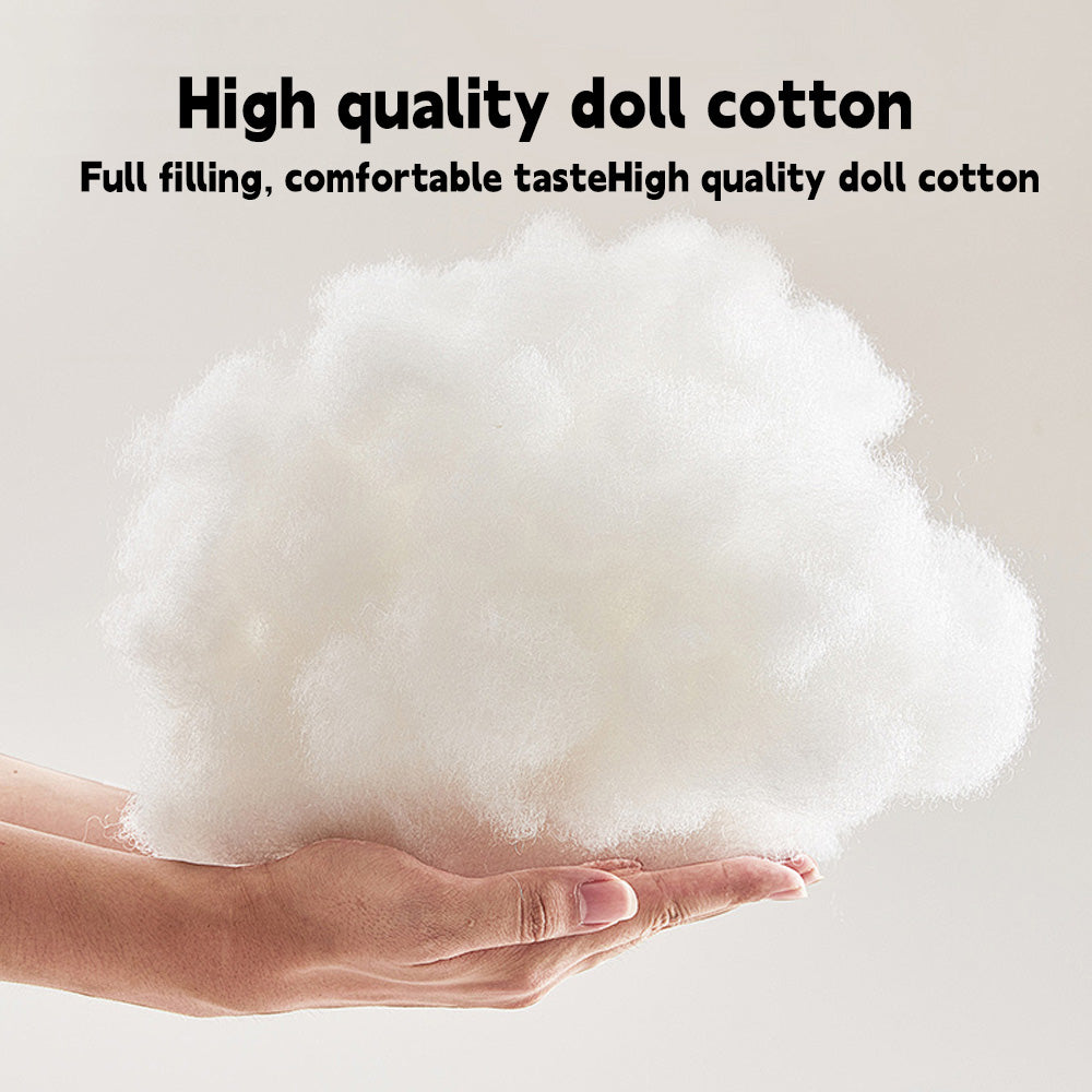 High-quality doll cotton for dog toys, soft and durable filling.