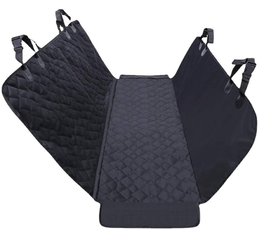 Ultra car seat cover with quilted texture, designed for pet-friendly travel.